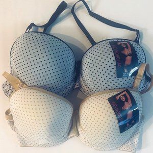 Bra Pair Polka dot NWT WEI NONG HAO